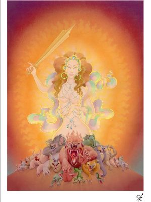 The Queen of the Swords Giclée Print Collector's Edition painted by Bob Haberfield