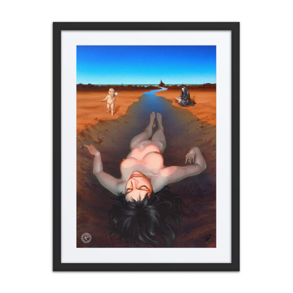 The Shores of Death 2 Framed Giclée Print