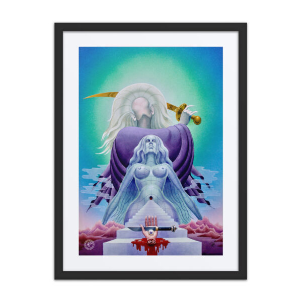 The King of the Swords Framed Giclée Print