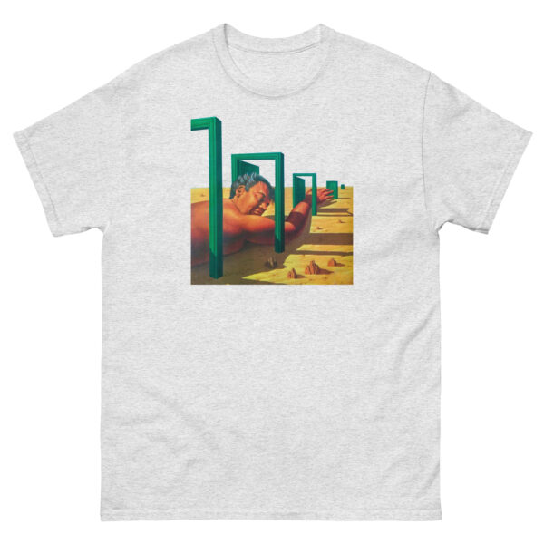 unisex-classic-tee-ash-front-68d15d332409e.jpg The Man In The Maze 2 T-shirt