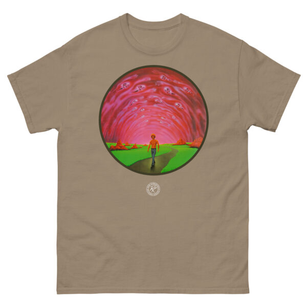 unisex-classic-tee-brown-savana-front-68cda7b8ee25b.jpg The Blood Red Game T-Shirt