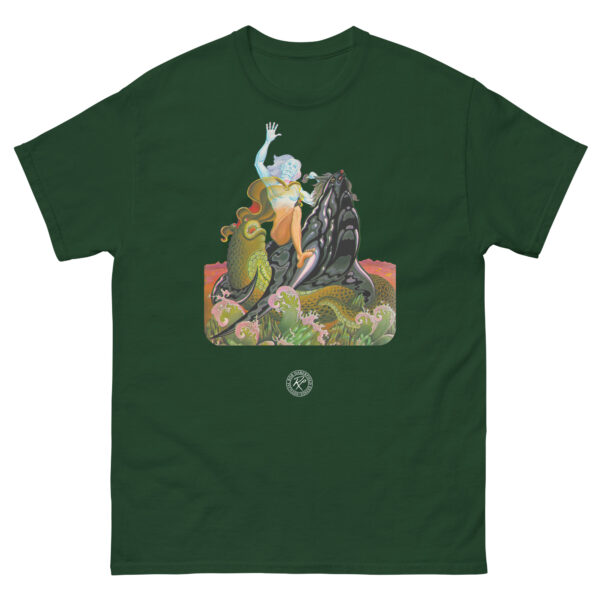 unisex-classic-tee-forest-green-front-68c455b3ae082.jpg The Time Dweller T-shirt