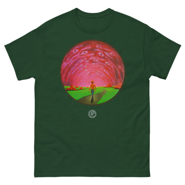 unisex-classic-tee-forest-green-front-68cda7b8d43c1.jpg The Blood Red Game T-Shirt