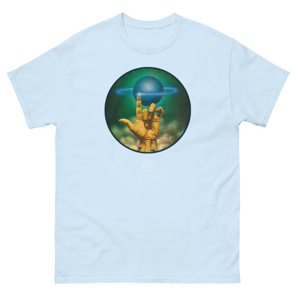 unisex-classic-tee-light-blue-front-68d158ec726bc.jpg The Languages of Pao T-shirt