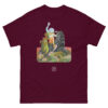 unisex-classic-tee-maroon-front-68c455b3aa498.jpg The Time Dweller T-shirt