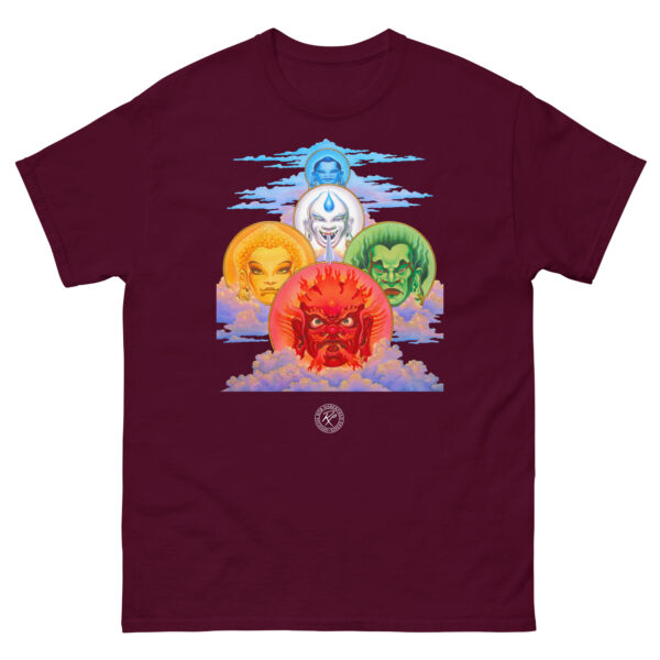 Five Gold Bands T-shirt retro sci-fi t-shirt by Bob Haberfield