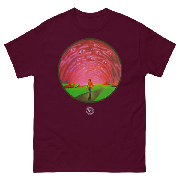 unisex-classic-tee-maroon-front-68cda7b8d0d1b.jpg The Blood Red Game T-Shirt