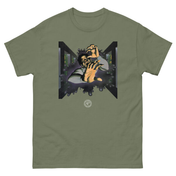 unisex-classic-tee-military-green-front-68b5f2caa426e.jpg The Black Corridor T-shirt