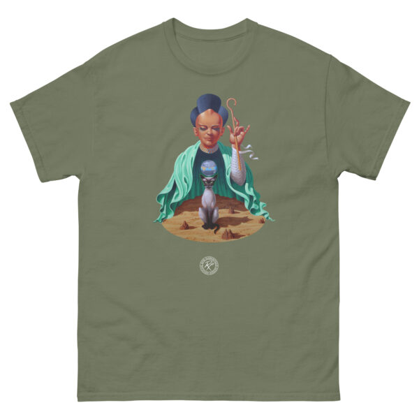 unisex-classic-tee-military-green-front-68c083b29aaf9.jpg The Masks Of Time T-shirt