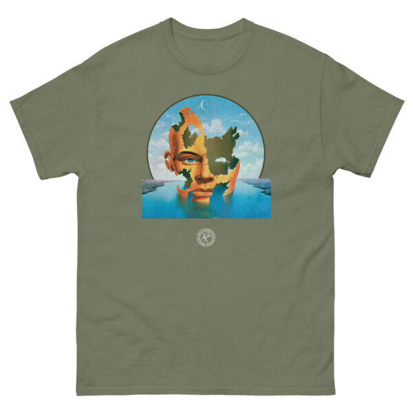 unisex-classic-tee-military-green-front-68d15eb9719b5.jpg The Mind Parasites 3 retro T-shirt