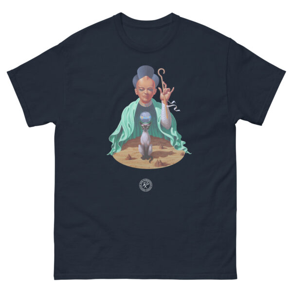 unisex-classic-tee-navy-front-68c083b28bcd9.jpg The Masks Of Time T-shirt