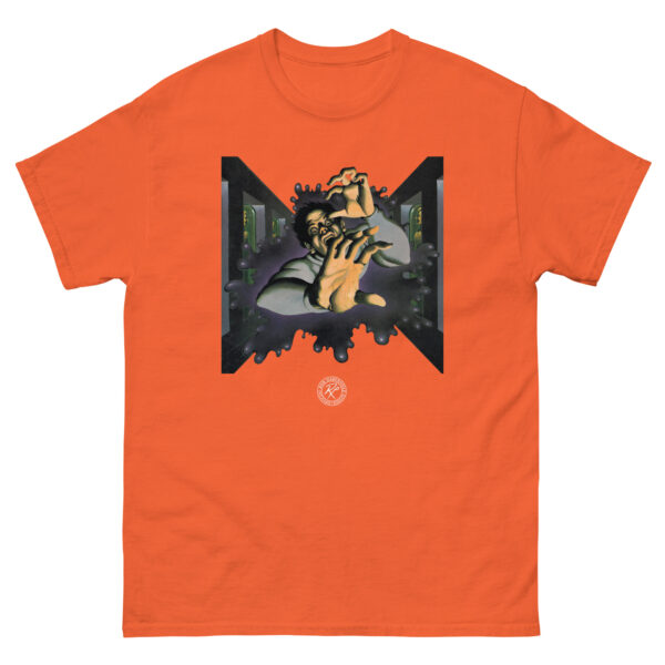 unisex-classic-tee-orange-front-68b5f2caaaef4.jpg The Black Corridor T-shirt