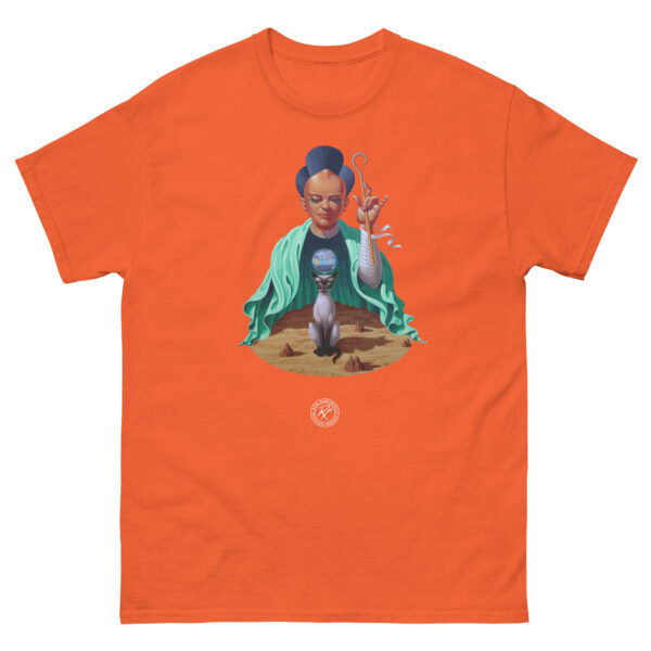 unisex-classic-tee-orange-front-68c083b29eea8.jpg The Masks Of Time T-shirt