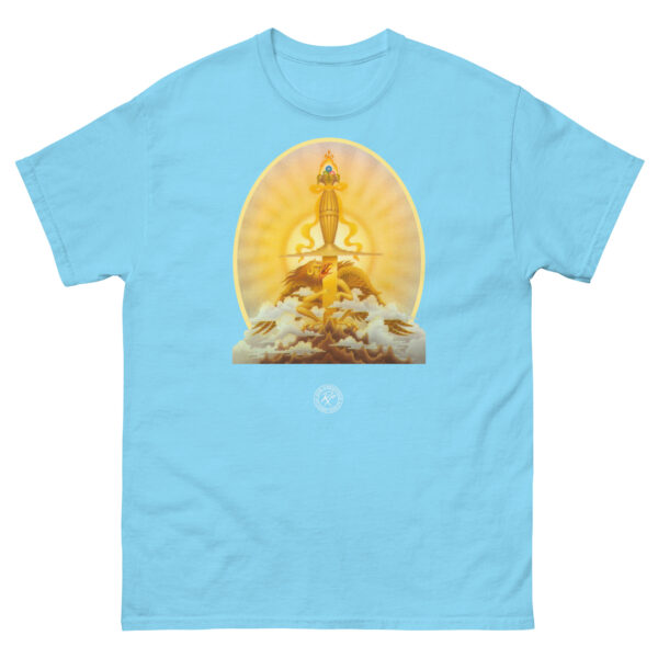 unisex-classic-tee-sky-front-68cd054061fc8.jpg The Sword Of The Dawn 2 T-shirt