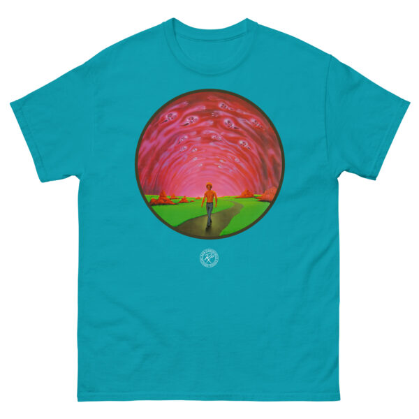 unisex-classic-tee-tropical-blue-front-68cda7b8e861f.jpg The Blood Red Game T-Shirt