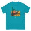 unisex-classic-tee-tropical-blue-front-68d15d330741e.jpg The Man In The Maze 2 T-shirt