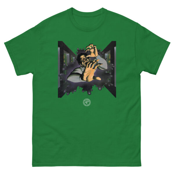 unisex-classic-tee-turf-green-front-68b5f2ca9a800.jpg The Black Corridor T-shirt