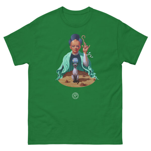 unisex-classic-tee-turf-green-front-68c083b2930e4.jpg The Masks Of Time T-shirt