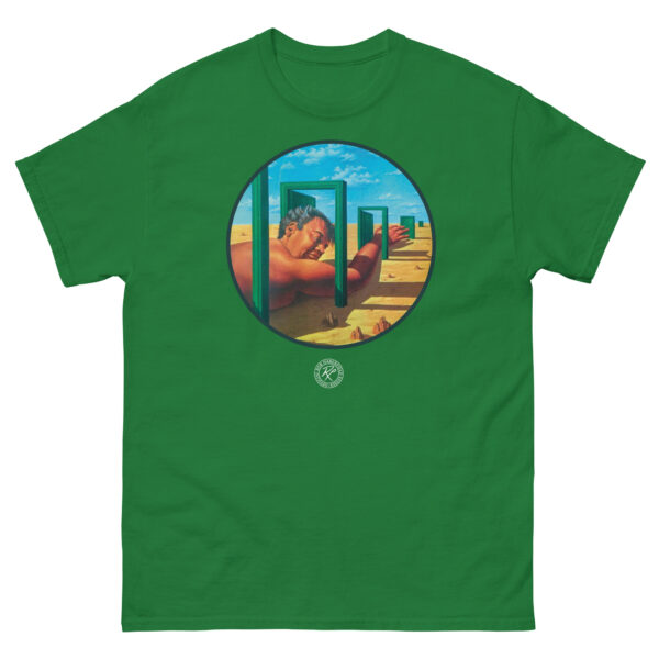 The Man In The Maze T-shirt by Bob haberfield.jpg The Man In The Maze T-shirt by Bob haberfield