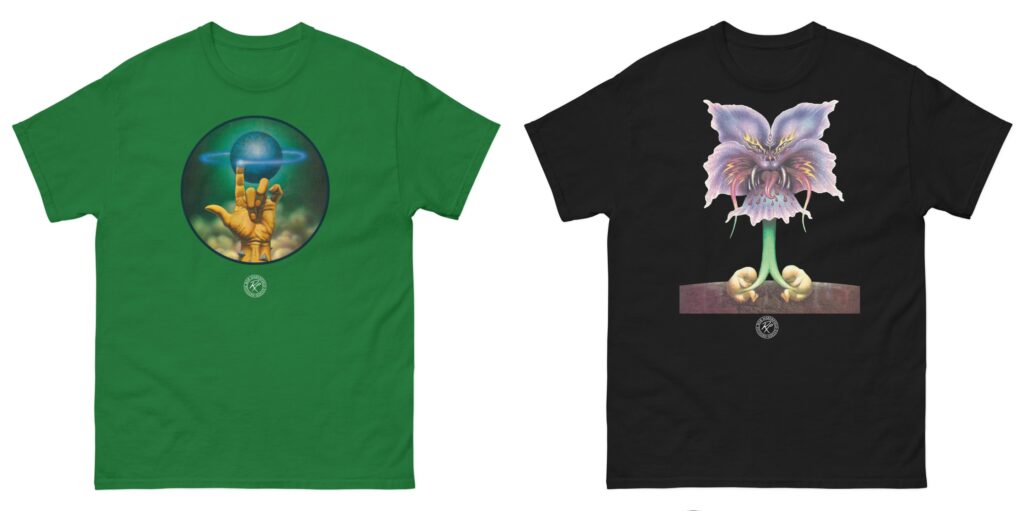 Bob haberfield's Jack vance cover art T-shirts