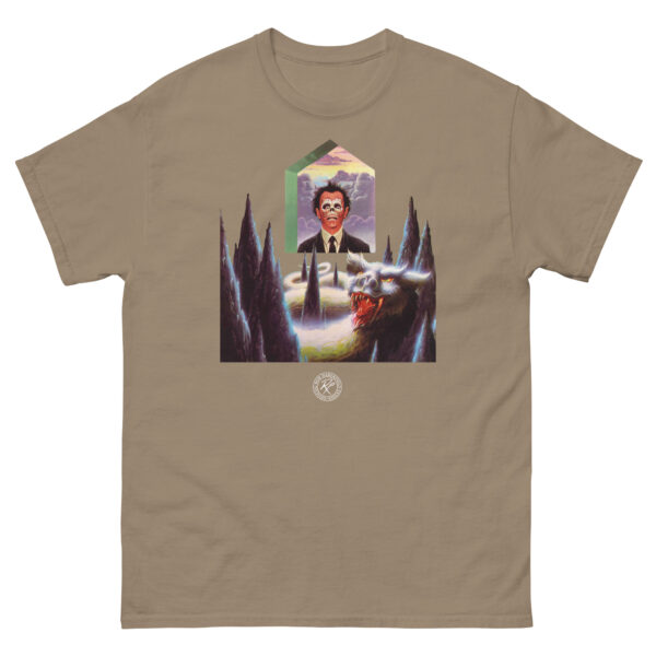 unisex-classic-tee-brown-savana-front-68fd1ec08dd98.jpg The Lurking Fear T-shirt