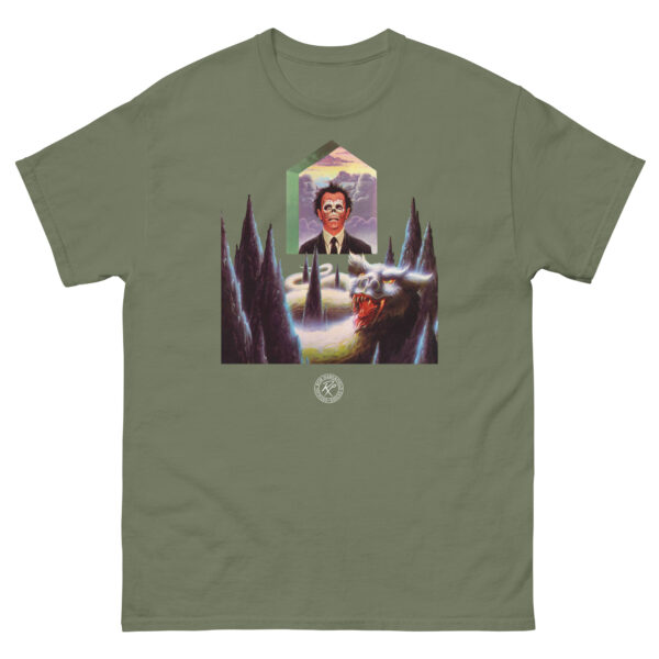 unisex-classic-tee-military-green-front-68fd1ec07ff5e.jpg The Lurking Fear T-shirt