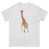 unisex-classic-tee-ash-front-6914eabd79f96.jpg Giraffe T-shirt