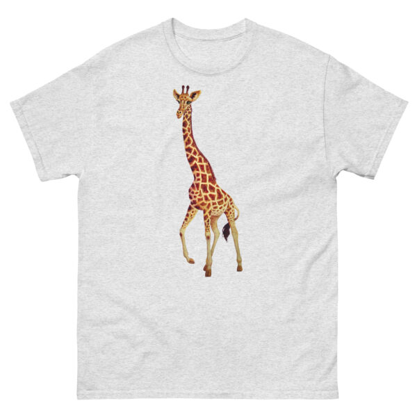 unisex-classic-tee-ash-front-6914eabd79f96.jpg Giraffe T-shirt