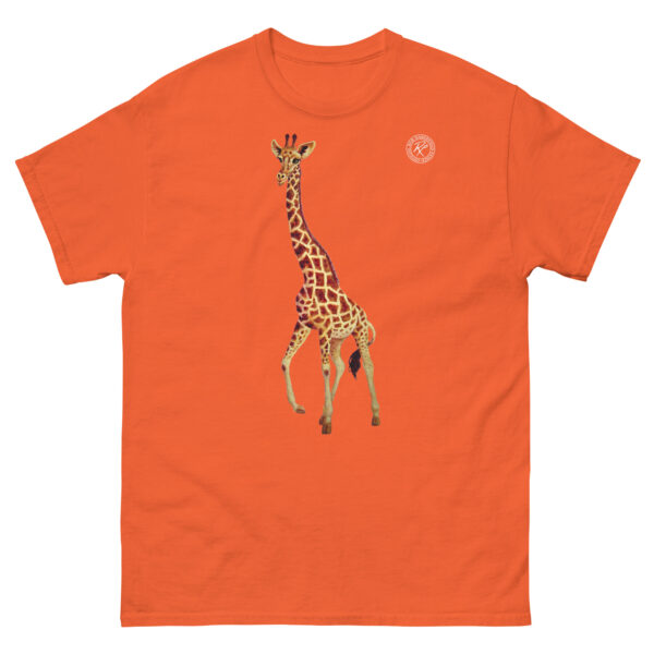 unisex-classic-tee-orange-front-6914eabd5858a.jpg Giraffe T-shirt